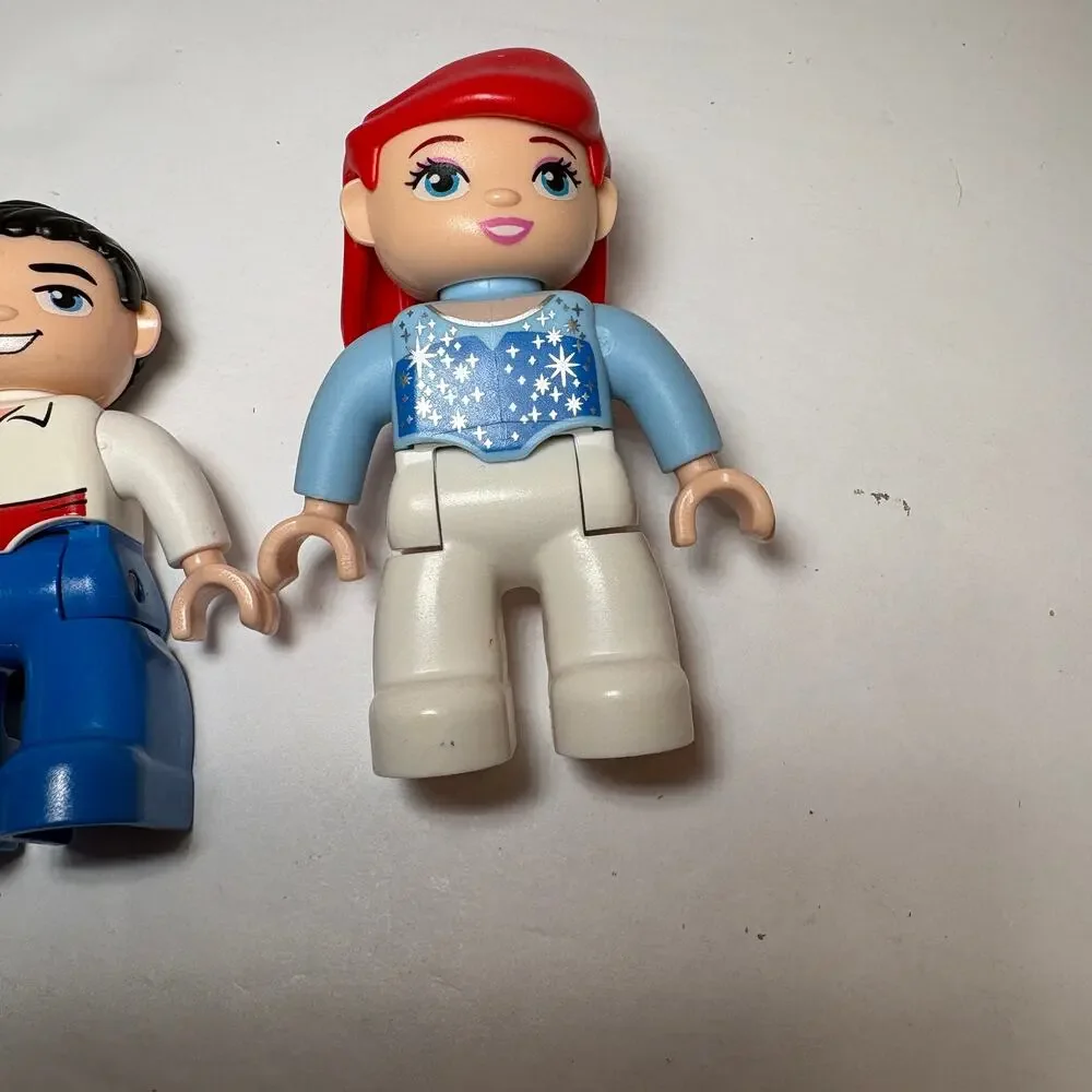 Ariel & Prince Eric Lego Duplo Figures Little Mermaid